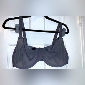 Full support grey balconette CUUP 36H bra